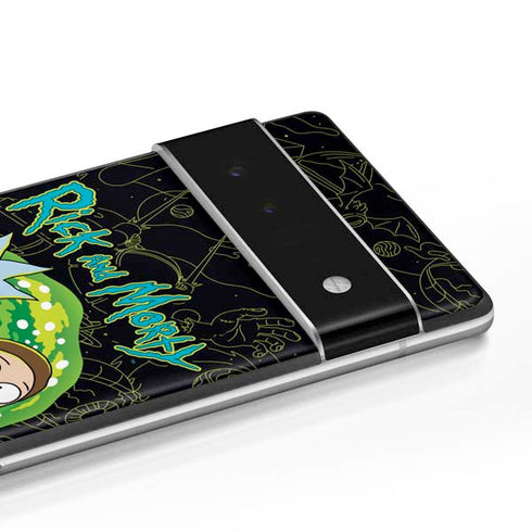 Adult Swim Rick and Morty Portal Travel Google Pixel 6 Skin